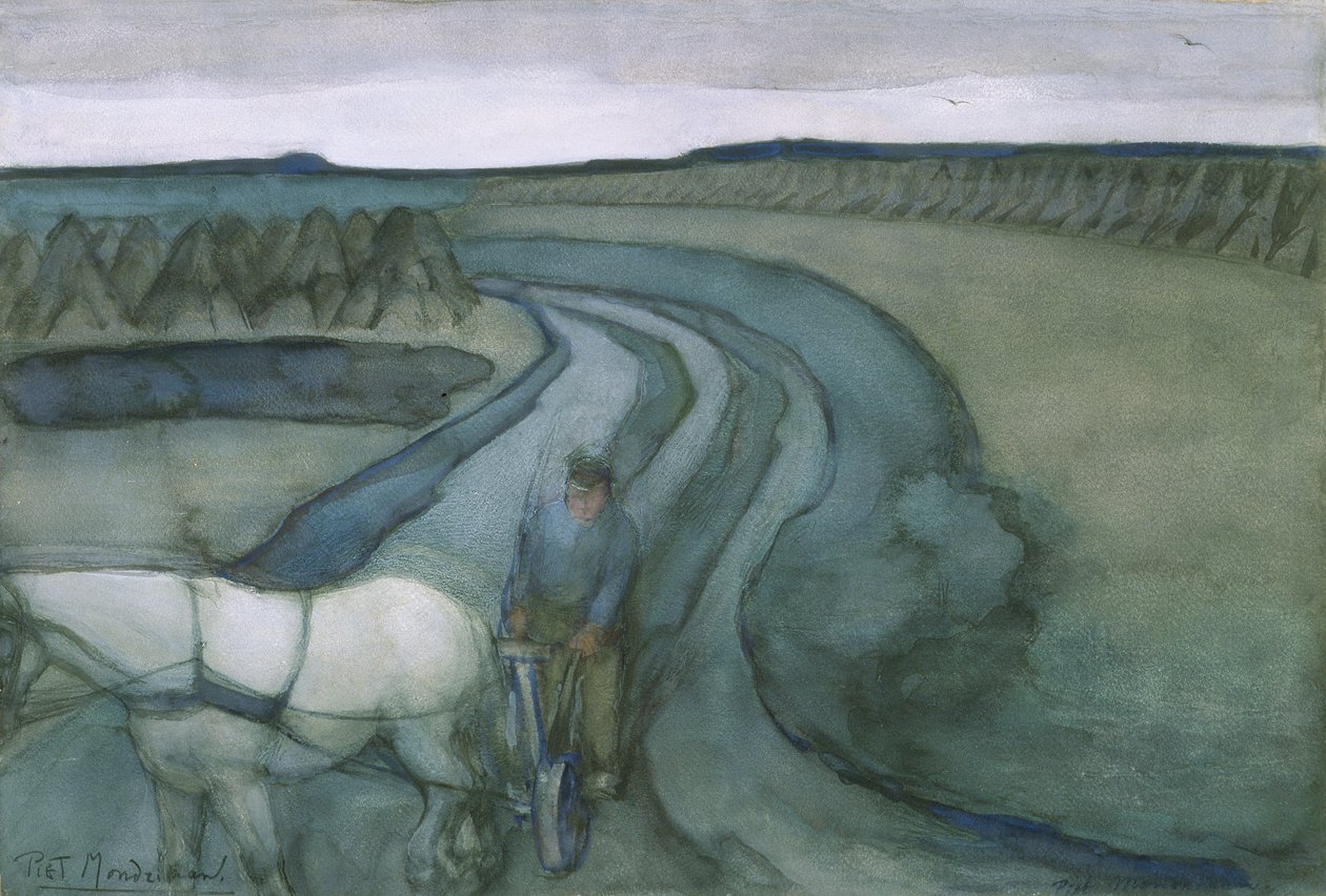 Huonekalut ja erilaiset esineet 1100- ja 1300-luvuilta tekijältä Piet Mondrian