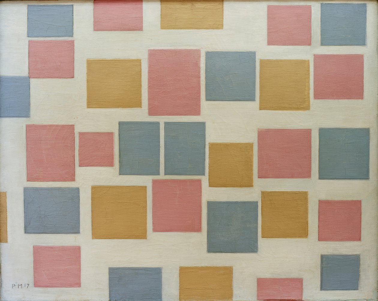 Compositie No. 3; Koostumus mitkä Farbflächen 3 tekijältä Piet Mondrian