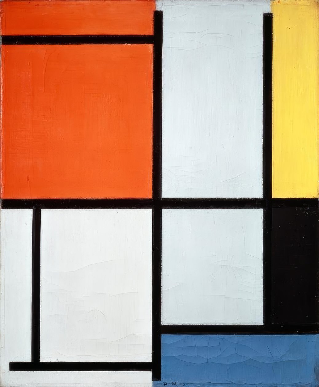 Sävellys tekijältä Piet Mondrian
