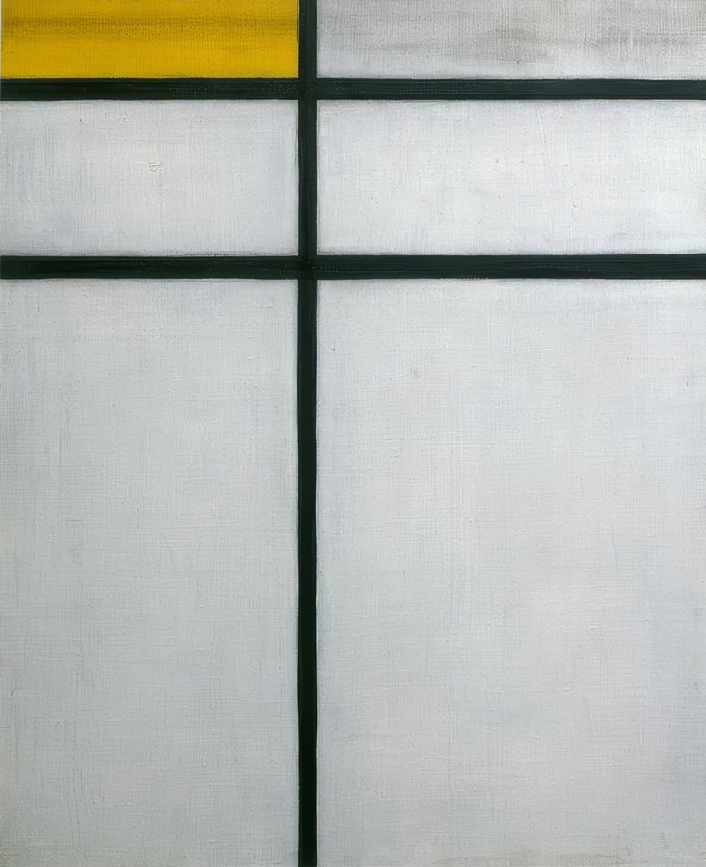 Koostumus keltaisella tekijältä Piet Mondrian