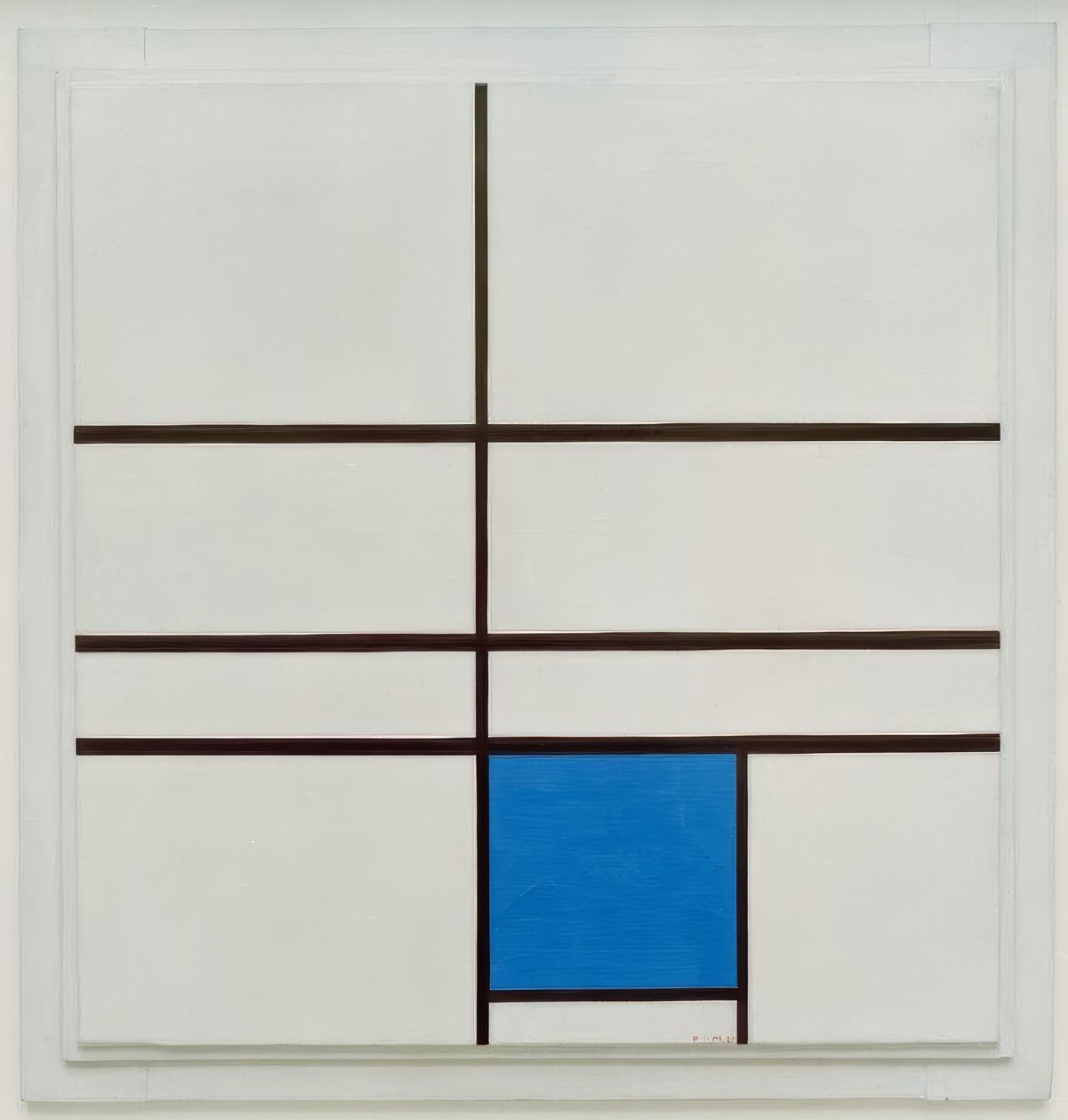 Koostumus mit Blau tekijältä Piet Mondrian