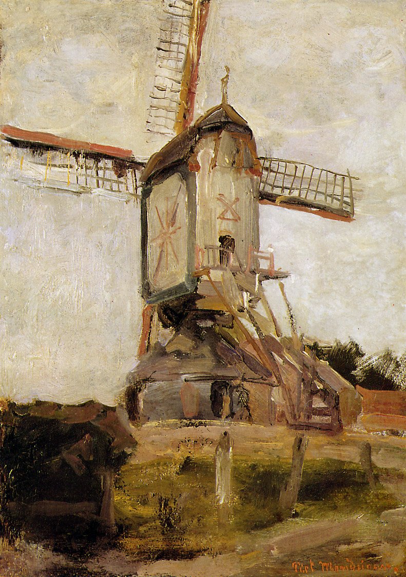 Post Mill Heeswijkissä tekijältä Piet Mondrian