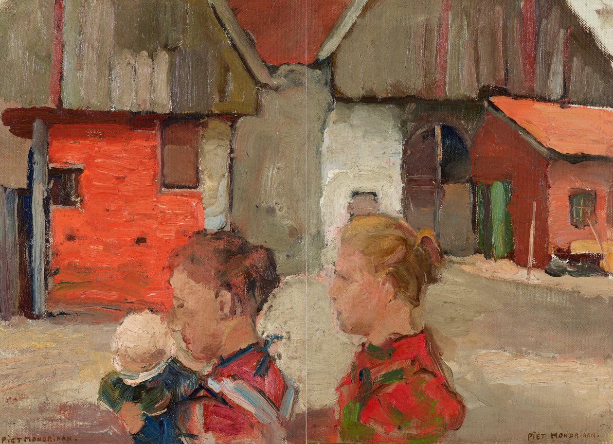 Huonekalut ja erilaiset esineet 1100- ja 1300-luvuilta tekijältä Piet Mondrian