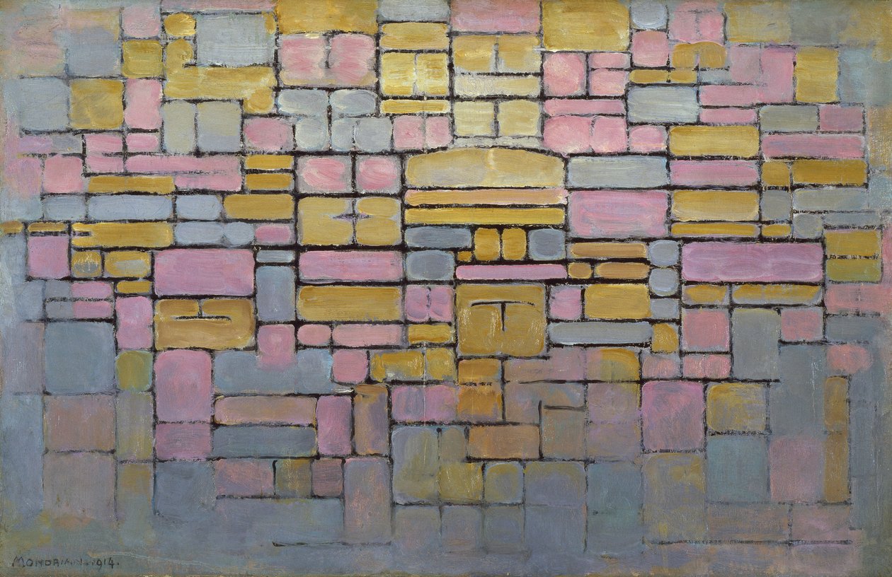 Taulukko nro 2 tekijältä Piet Mondrian