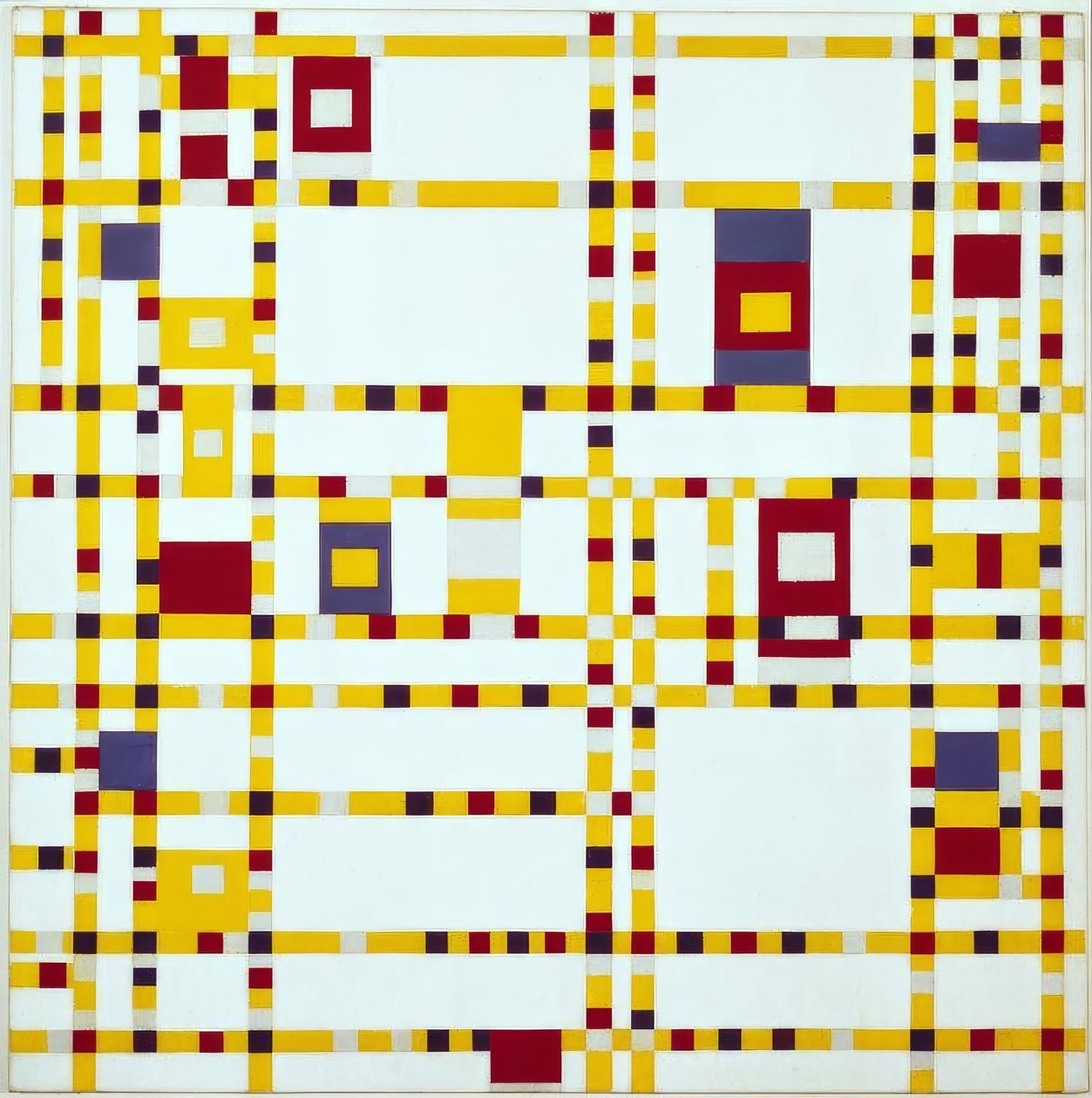 Broadway Boogie-Woogie tekijältä Piet Mondrian