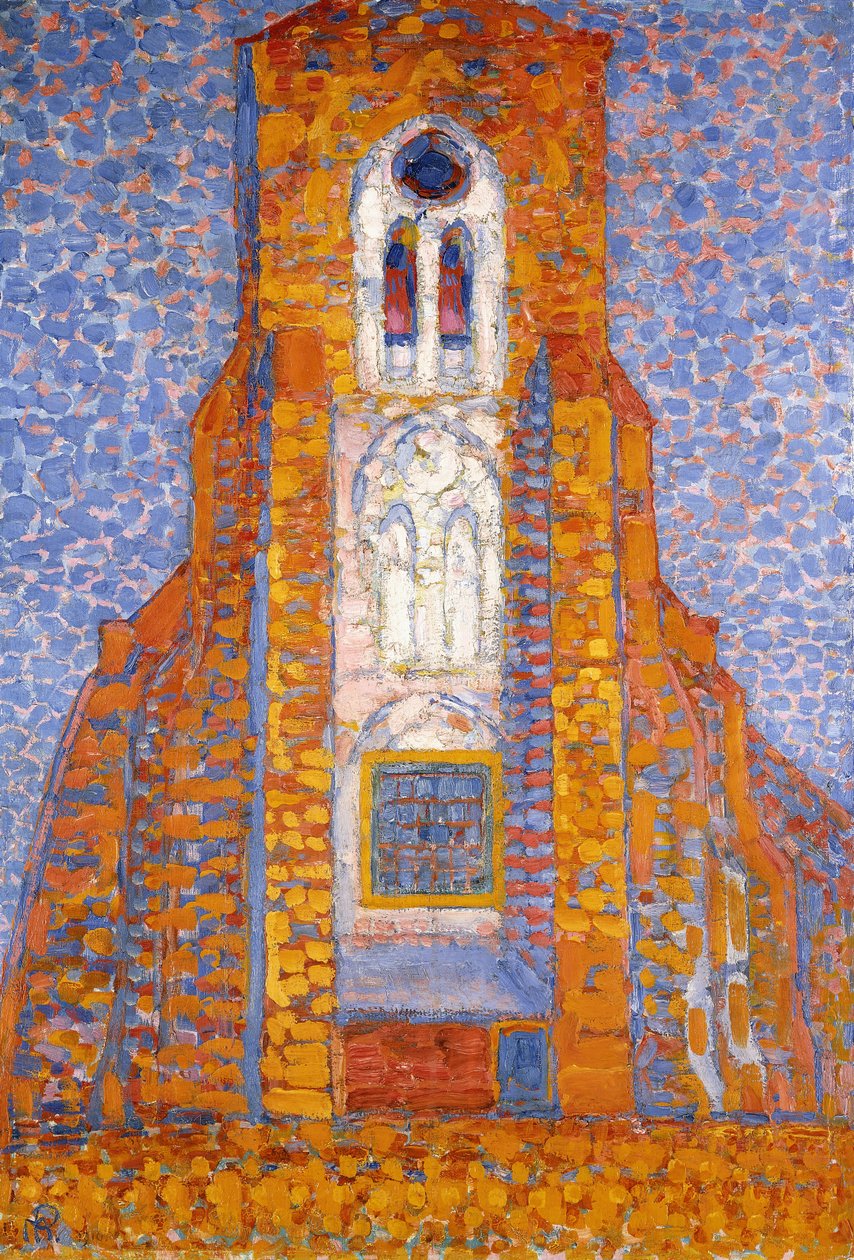 Eglise de Zoutelanden kirkko tekijältä Piet Mondrian