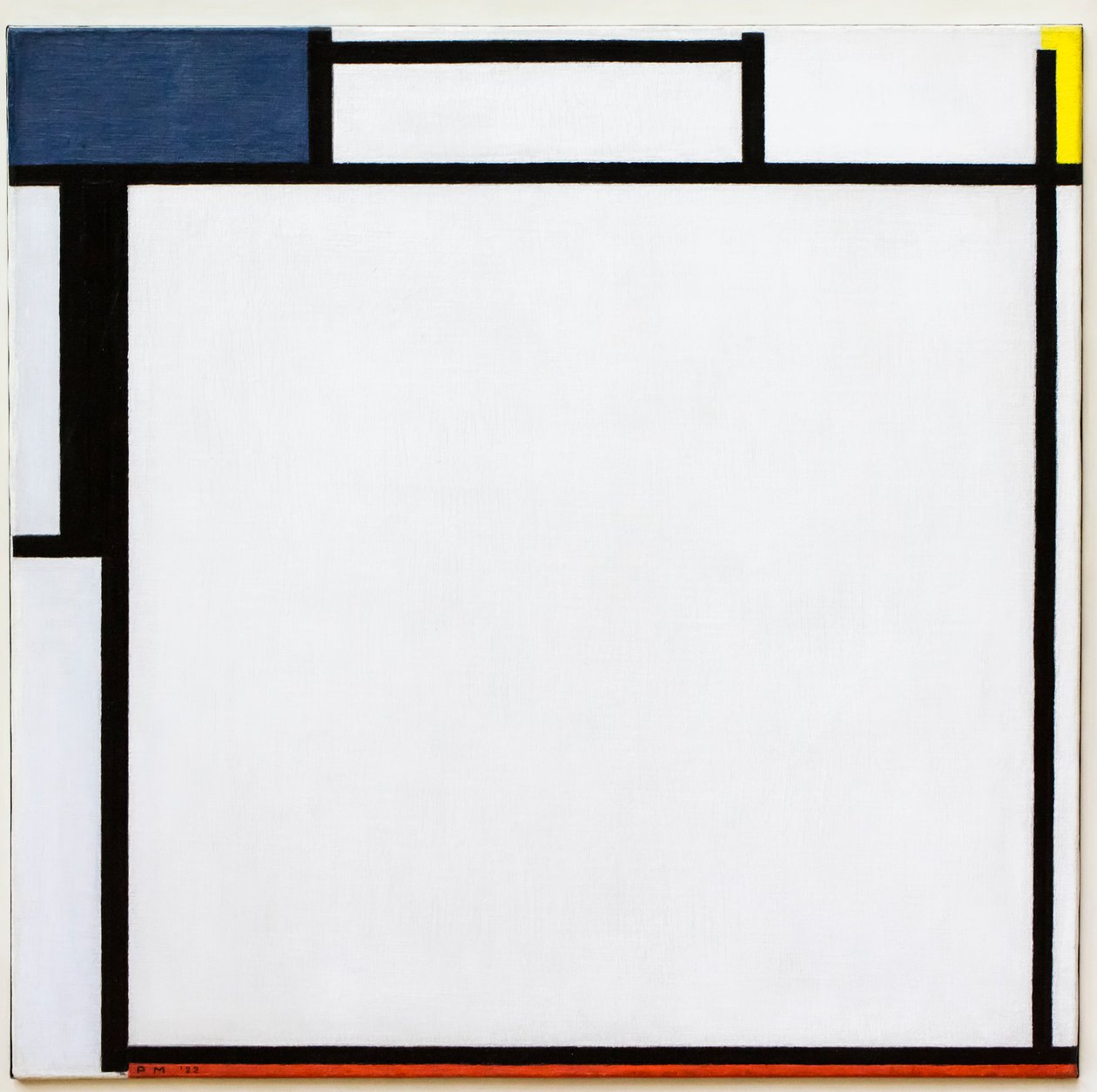 Neliön muotoilu tekijältä Piet Mondrian