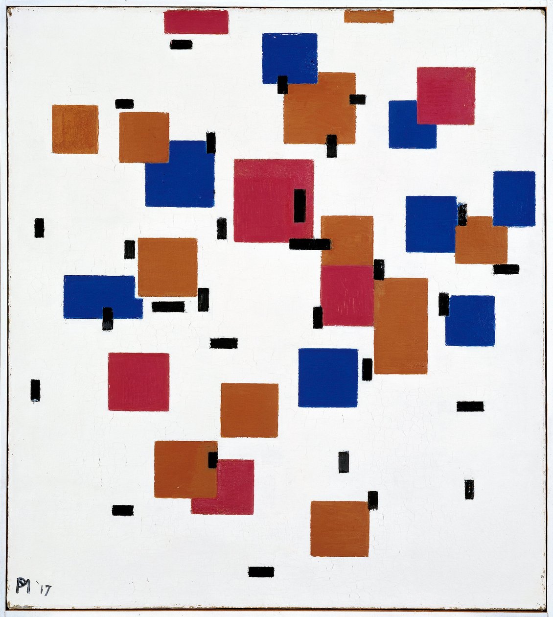 Koostumus värissä A tekijältä Piet Mondrian