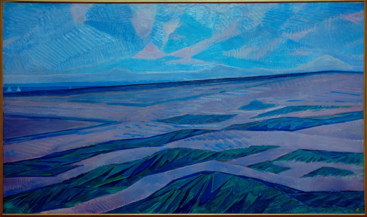Duinlandschap tekijältä Piet Mondrian