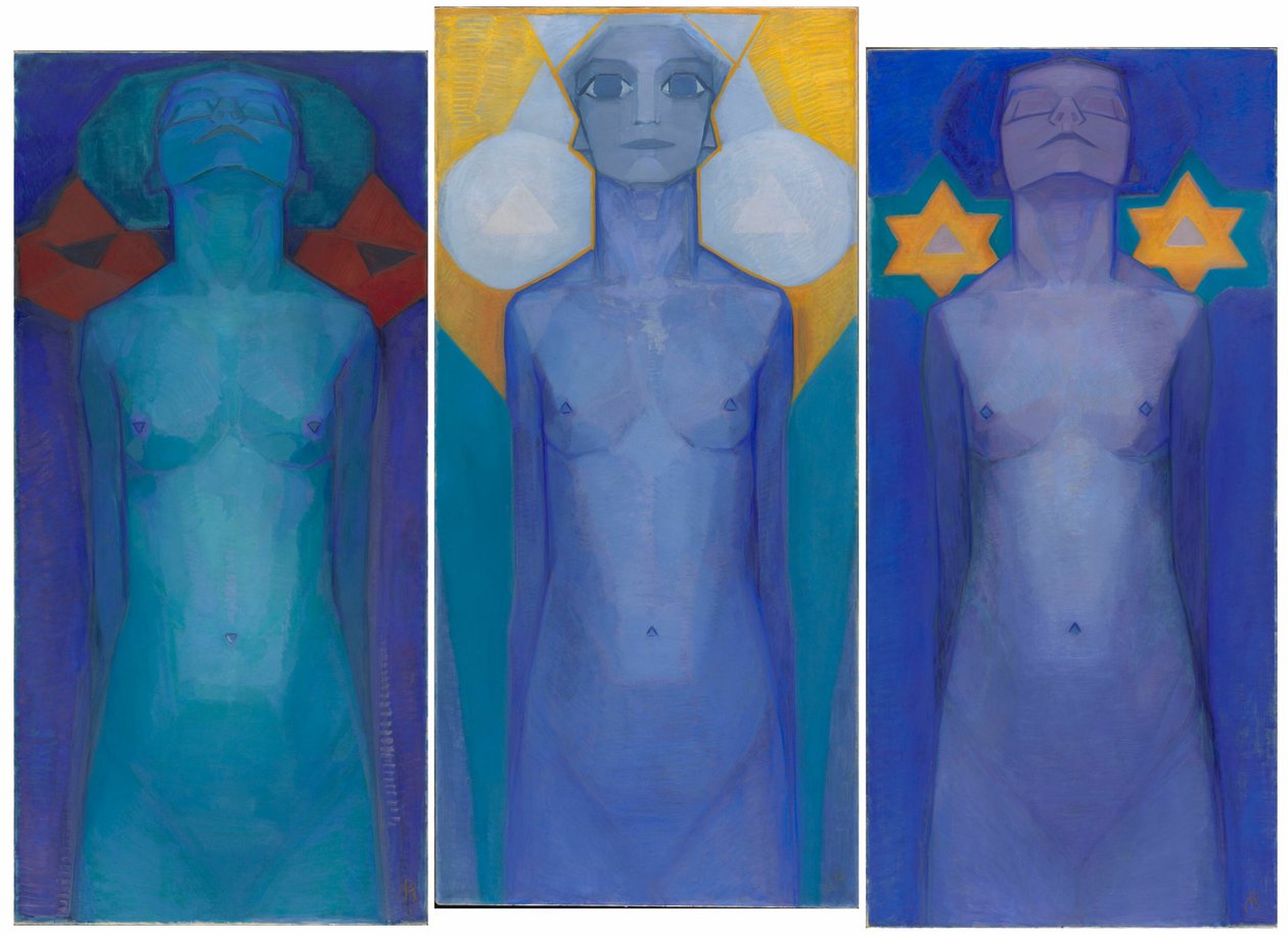 Evoluutio, 1911. tekijältä Piet Mondrian