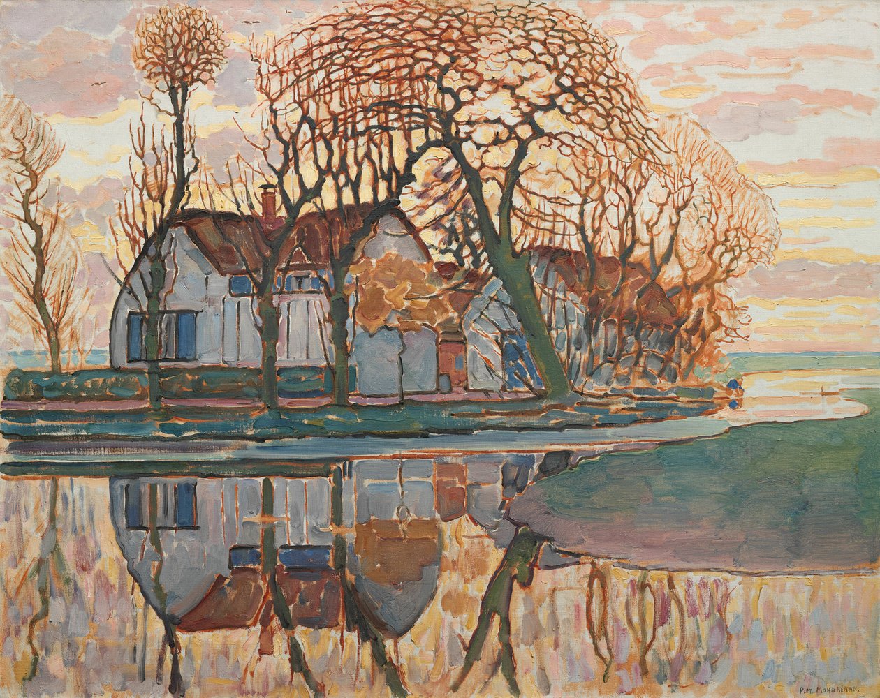 Maatila lähellä Duivendrechtiä tekijältä Piet Mondrian