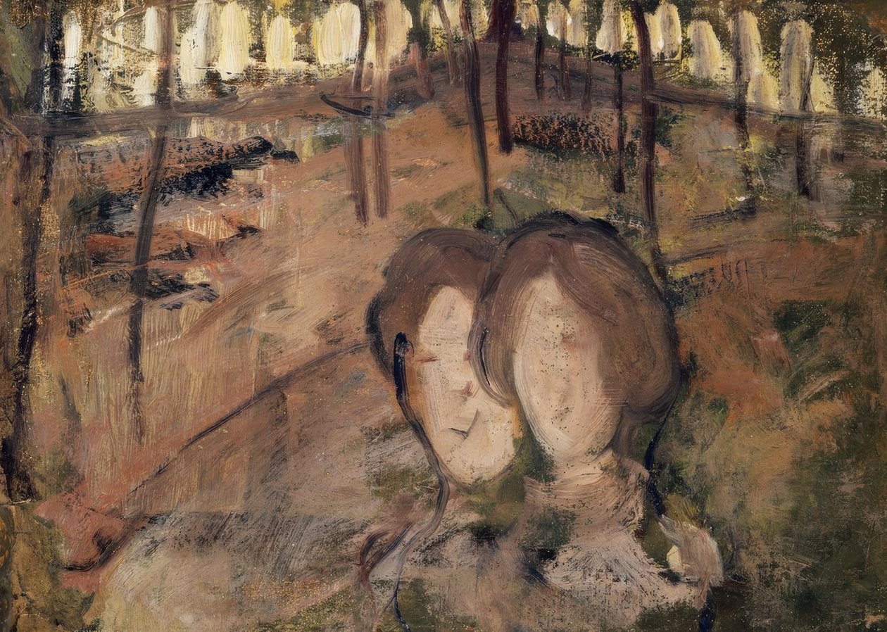 Femmes dans un bois tekijältä Piet Mondrian