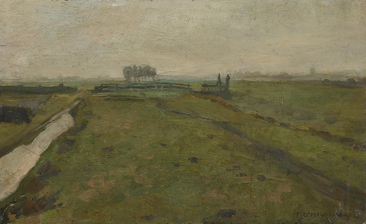 Maisema lähellä Amsterdamia, n. 1902. tekijältä Piet Mondrian