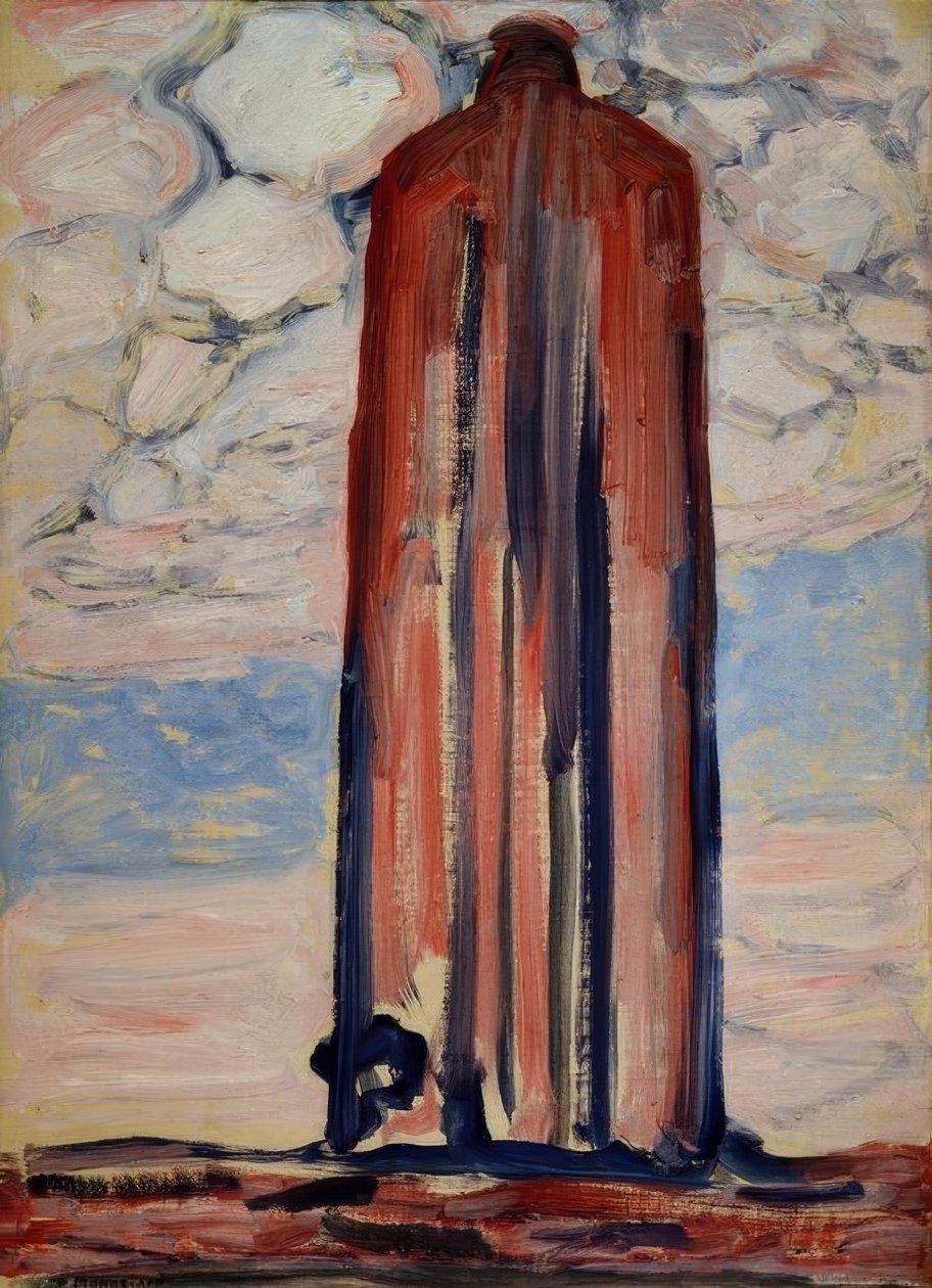 Westkapellen majakka tekijältä Piet Mondrian