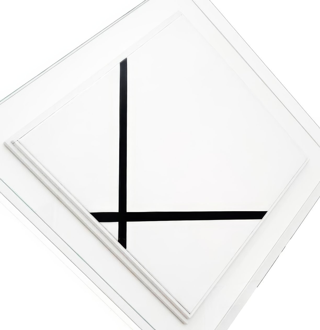 pastillikoostumus kahdella rivillä (öljy kankaalle) tekijältä Piet Mondrian