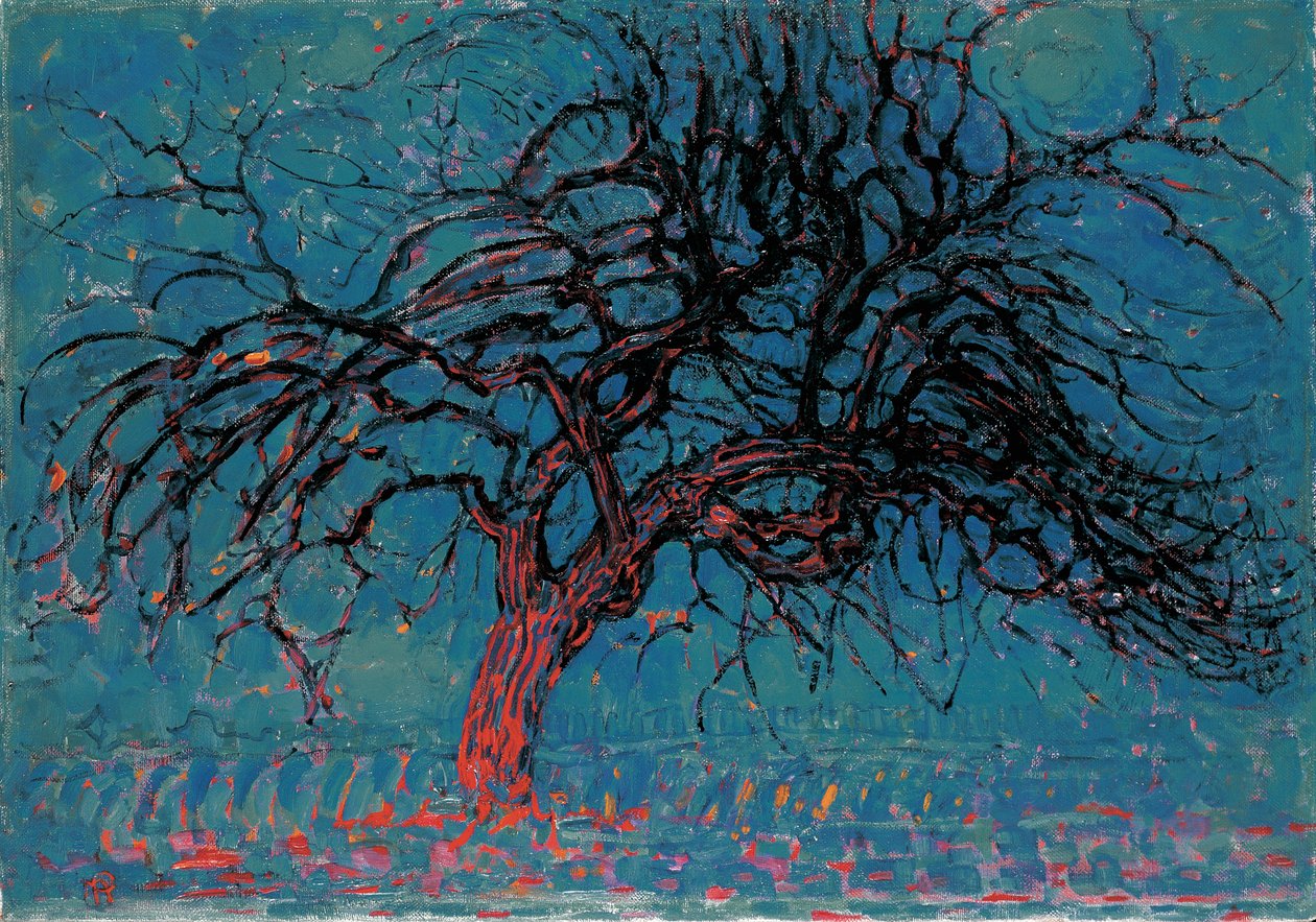 Punainen puu tekijältä Piet Mondrian