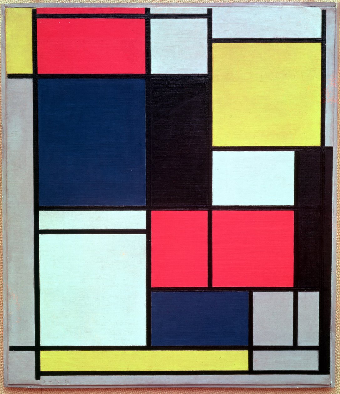 Taulukko II tekijältä Piet Mondrian