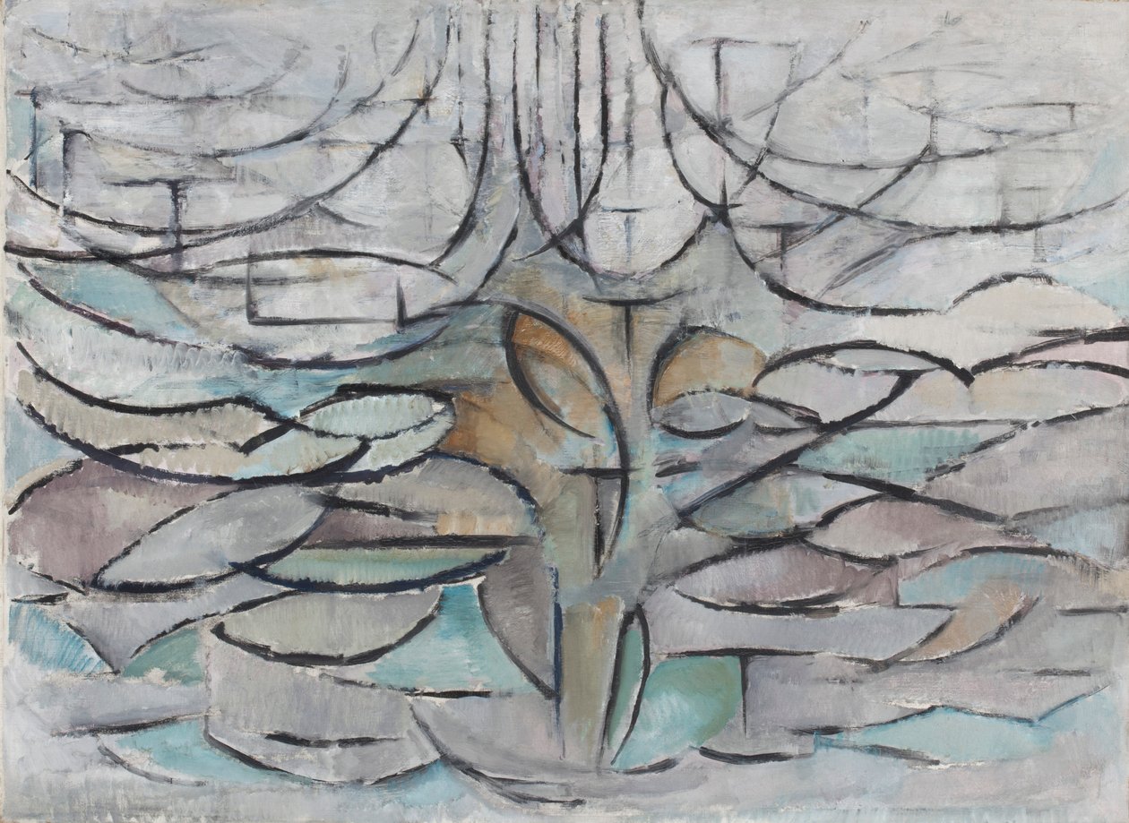 Kukkiva omenapuu, 1912. tekijältä Piet Mondrian