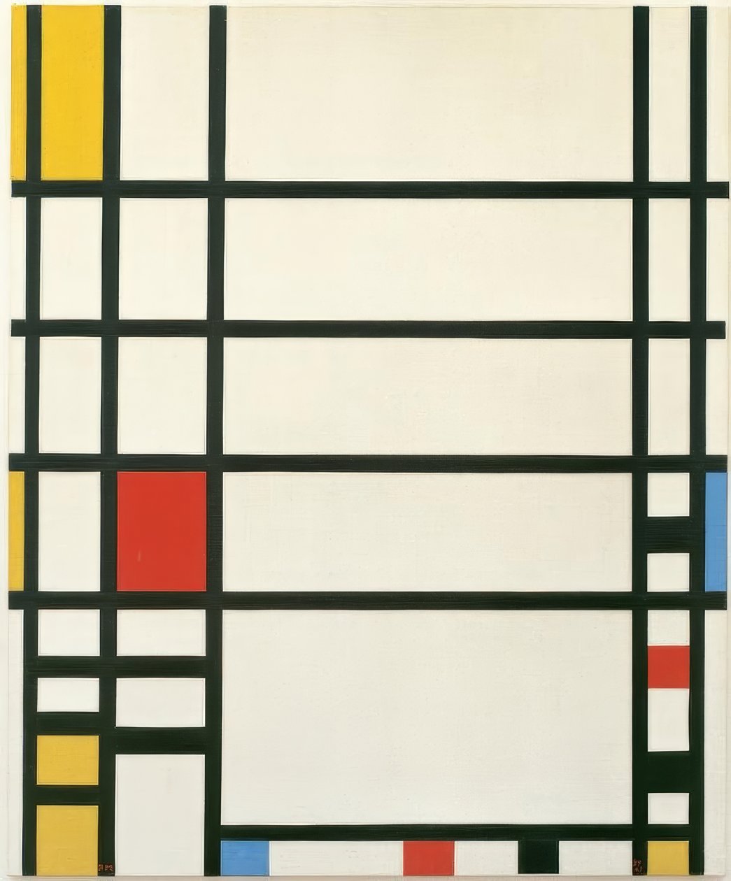 Trafalgar Square tekijältä Piet Mondrian