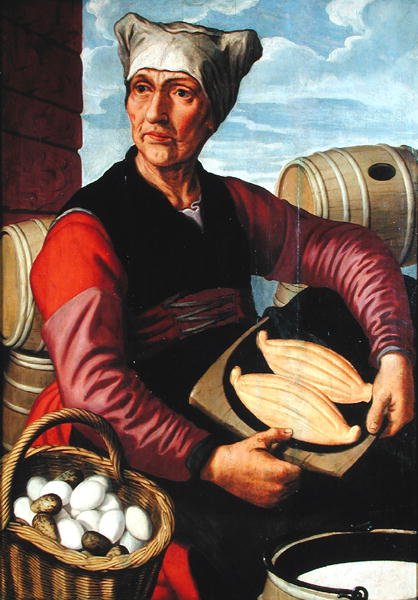 Hollantilaisen maanviljelijän vaimo, 1543 tekijältä Pieter Aertsen