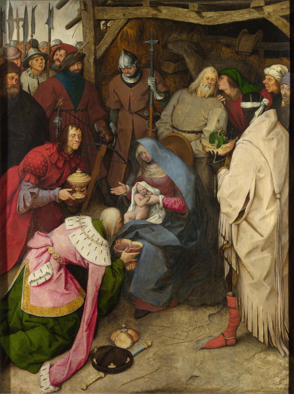 Maagien palvonta tekijältä Pieter Bruegel the Elder