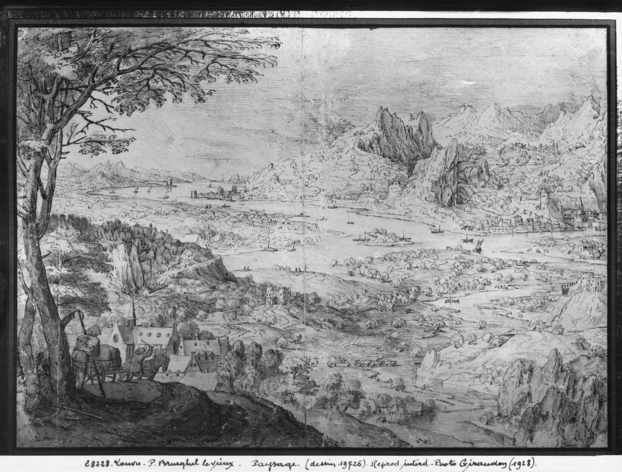 Maisema tekijältä Pieter Bruegel the Elder