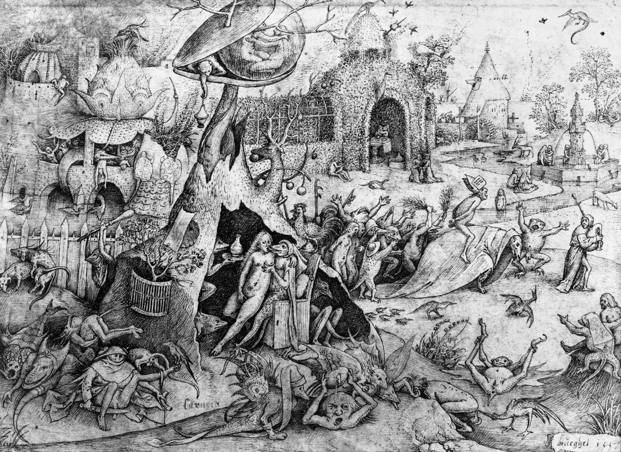 Luksus, 1557 tekijältä Pieter Bruegel the Elder