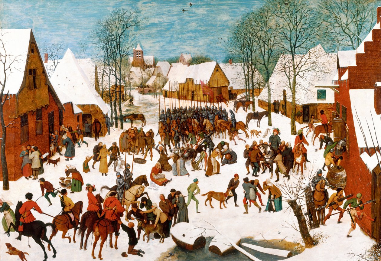 Viattomien joukkomurha tekijältä Pieter Bruegel the Elder