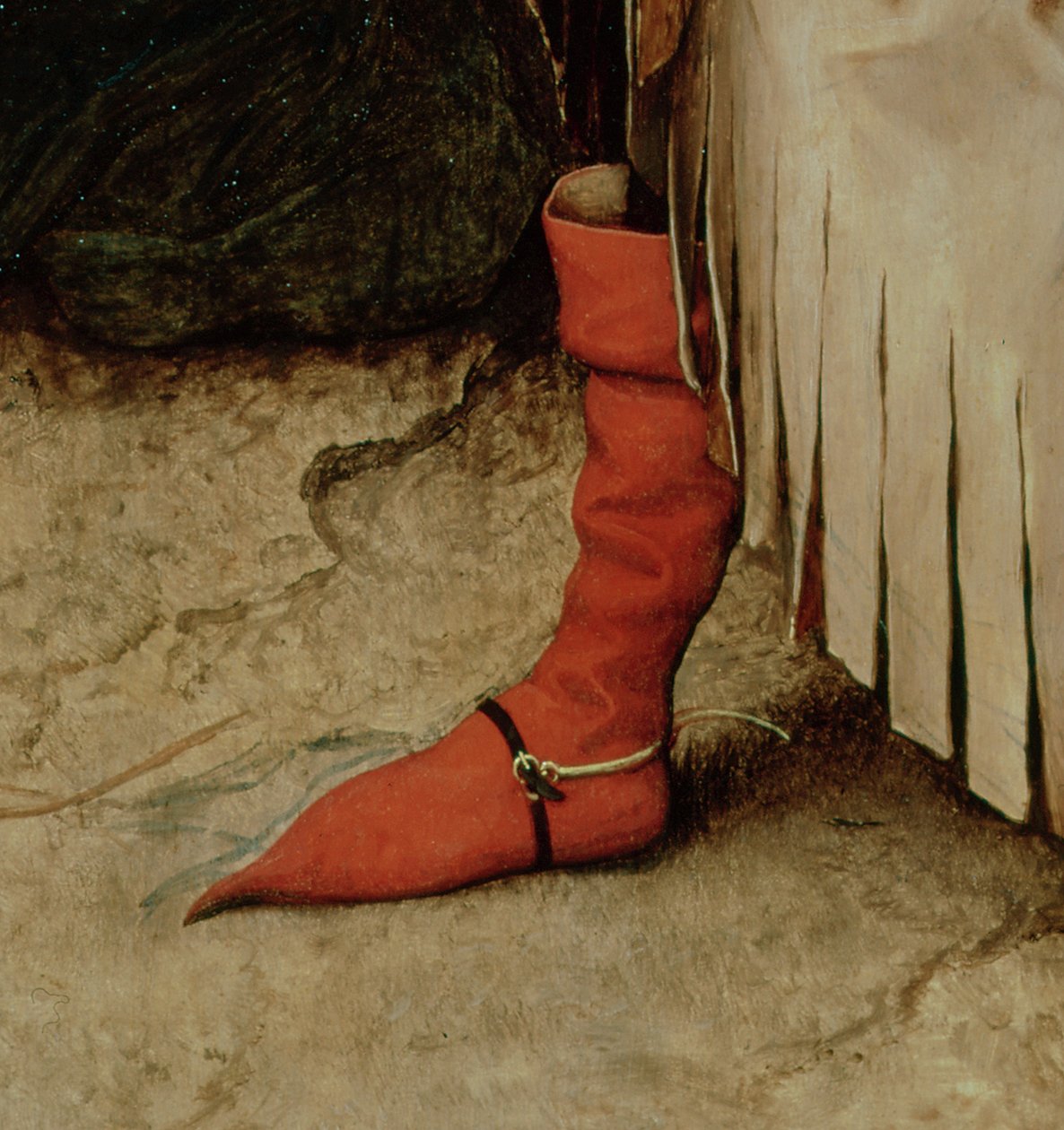 Kuninkaiden palvominen, 1564 (yksityiskohta kuvasta 3153) tekijältä Pieter Bruegel the Elder