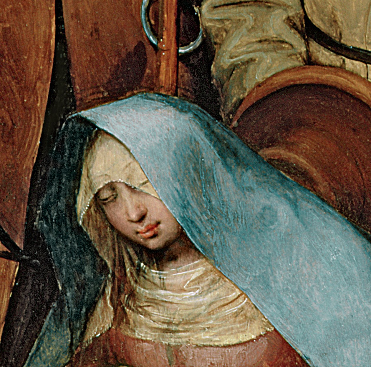 Kuninkaiden palvonta, 1564 (yksityiskohta 3153) tekijältä Pieter Bruegel the Elder