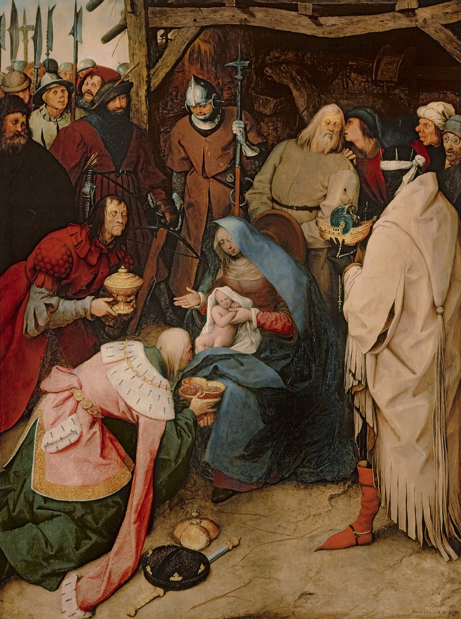 Kuninkaiden palvonta, 1564 tekijältä Pieter Bruegel the Elder