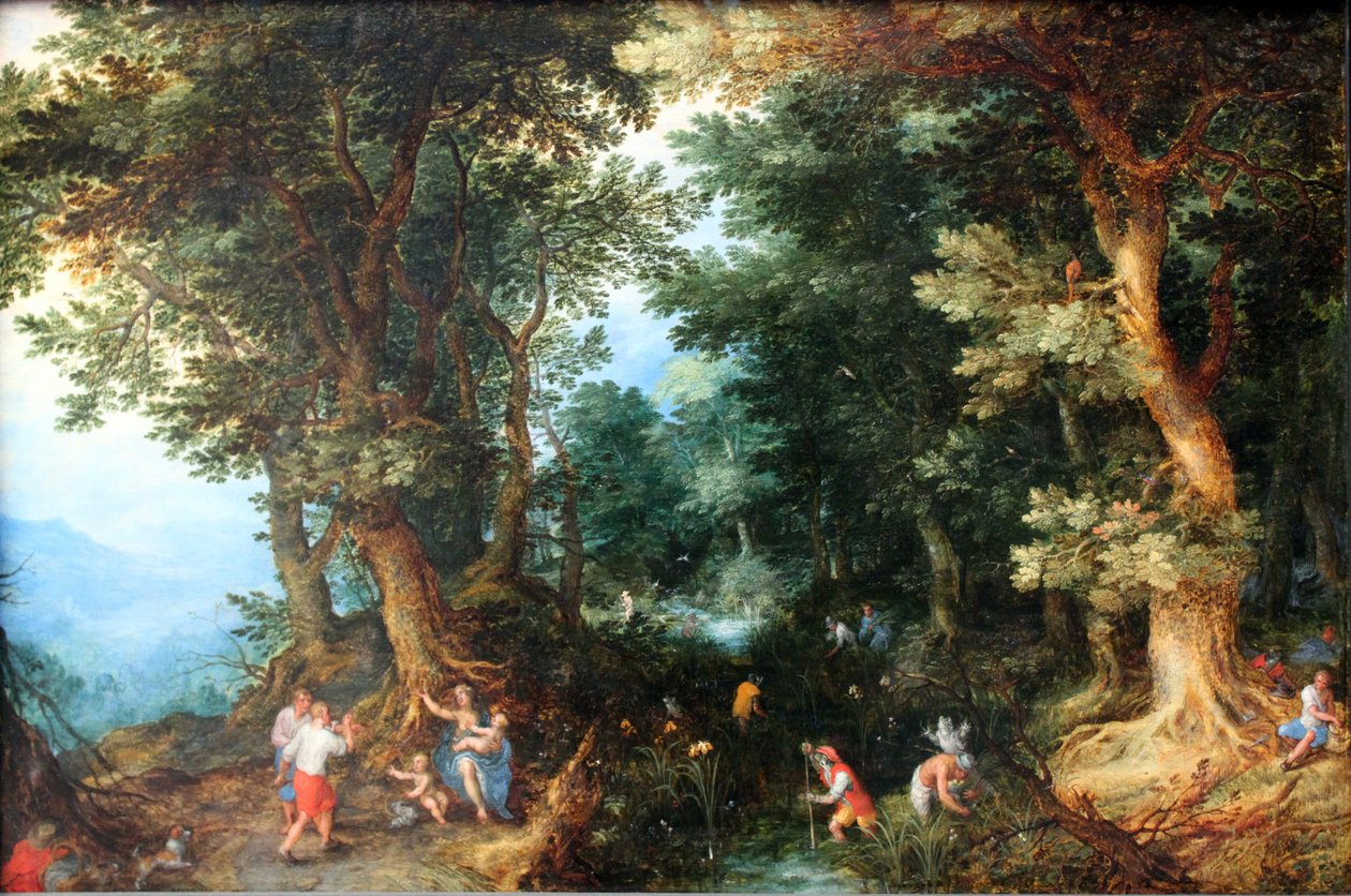 Latonan pilkkaaminen tekijältä Pieter Bruegel the Elder