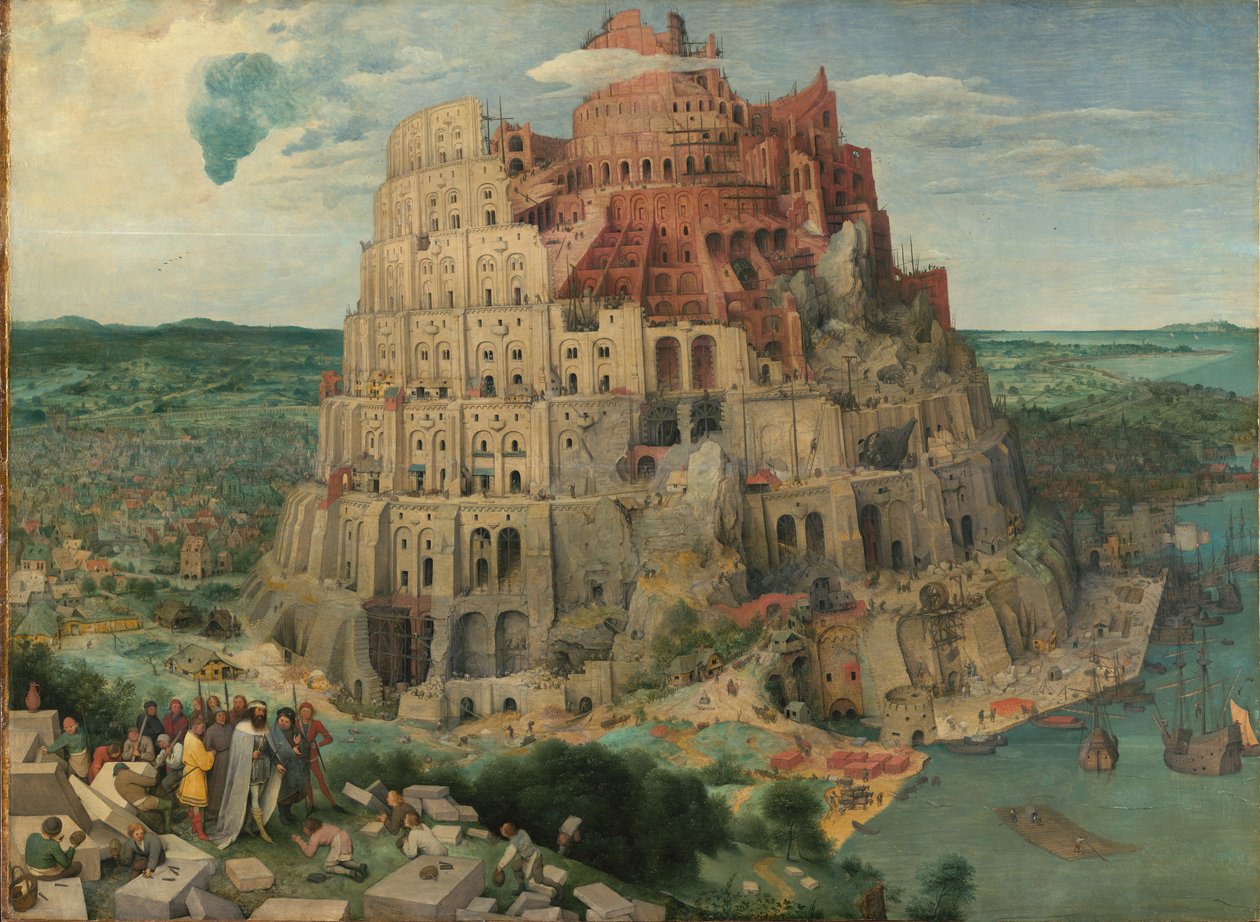 Baabelin torni tekijältä Pieter Bruegel the Elder
