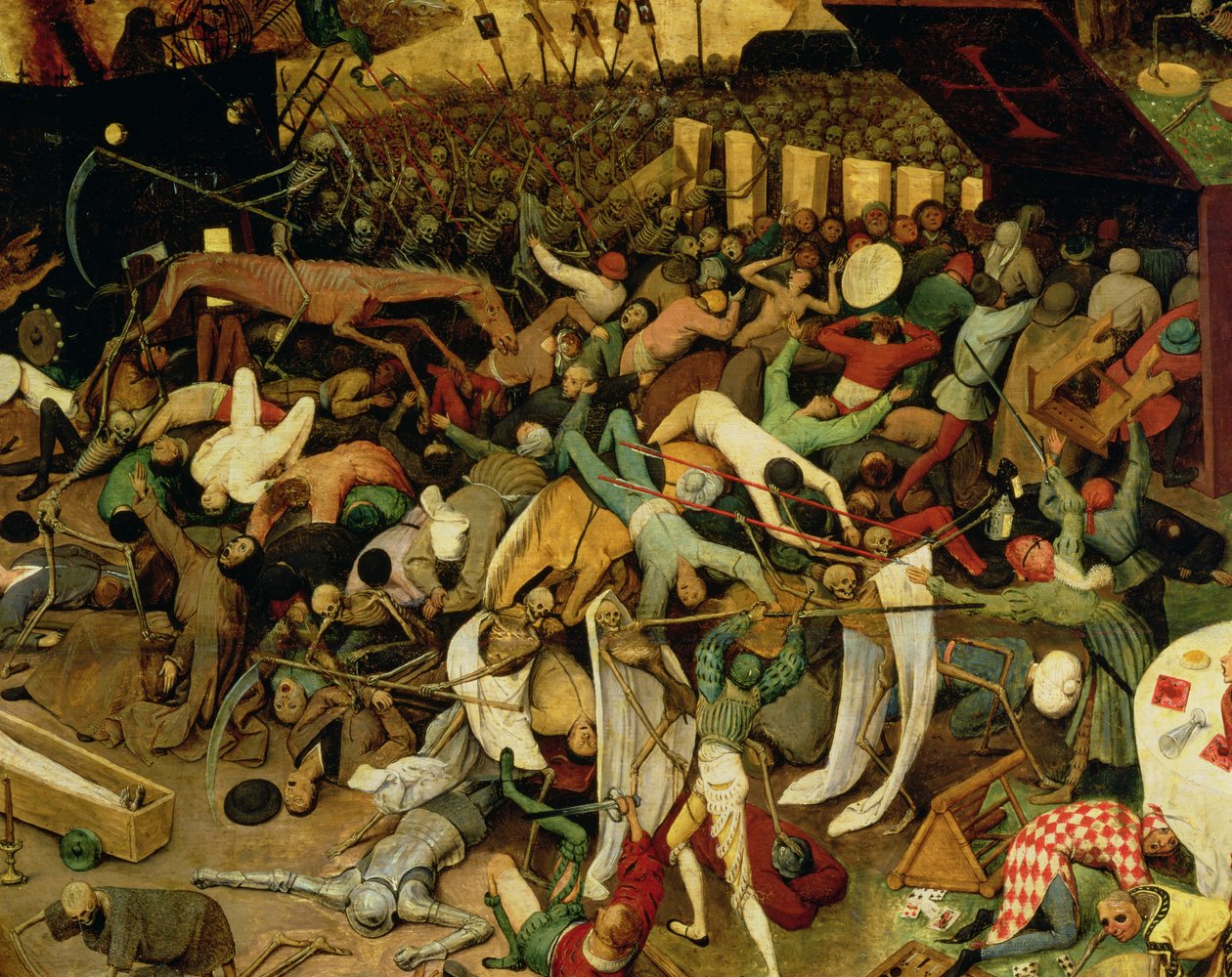 Kuoleman voitto, n. 1562 (yksityiskohta) tekijältä Pieter Bruegel the Elder