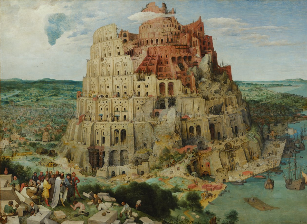 Baabelin torni tekijältä Pieter Bruegel the Elder