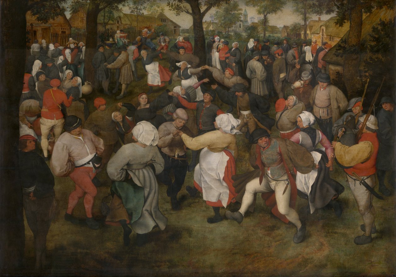 Morsiamen tanssi tekijältä Pieter Bruegel the Elder