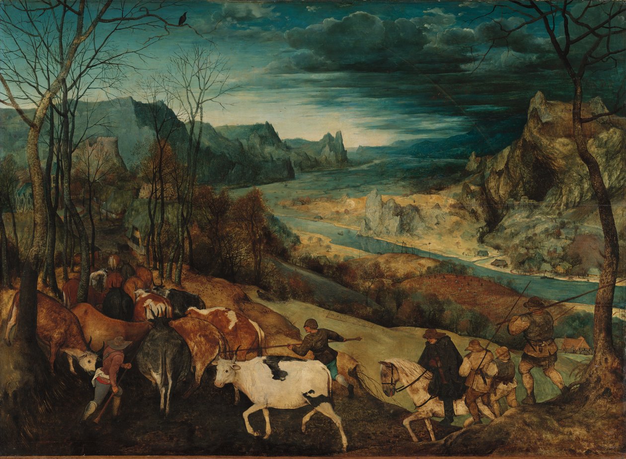 Karjan paluu tekijältä Pieter Bruegel the Elder