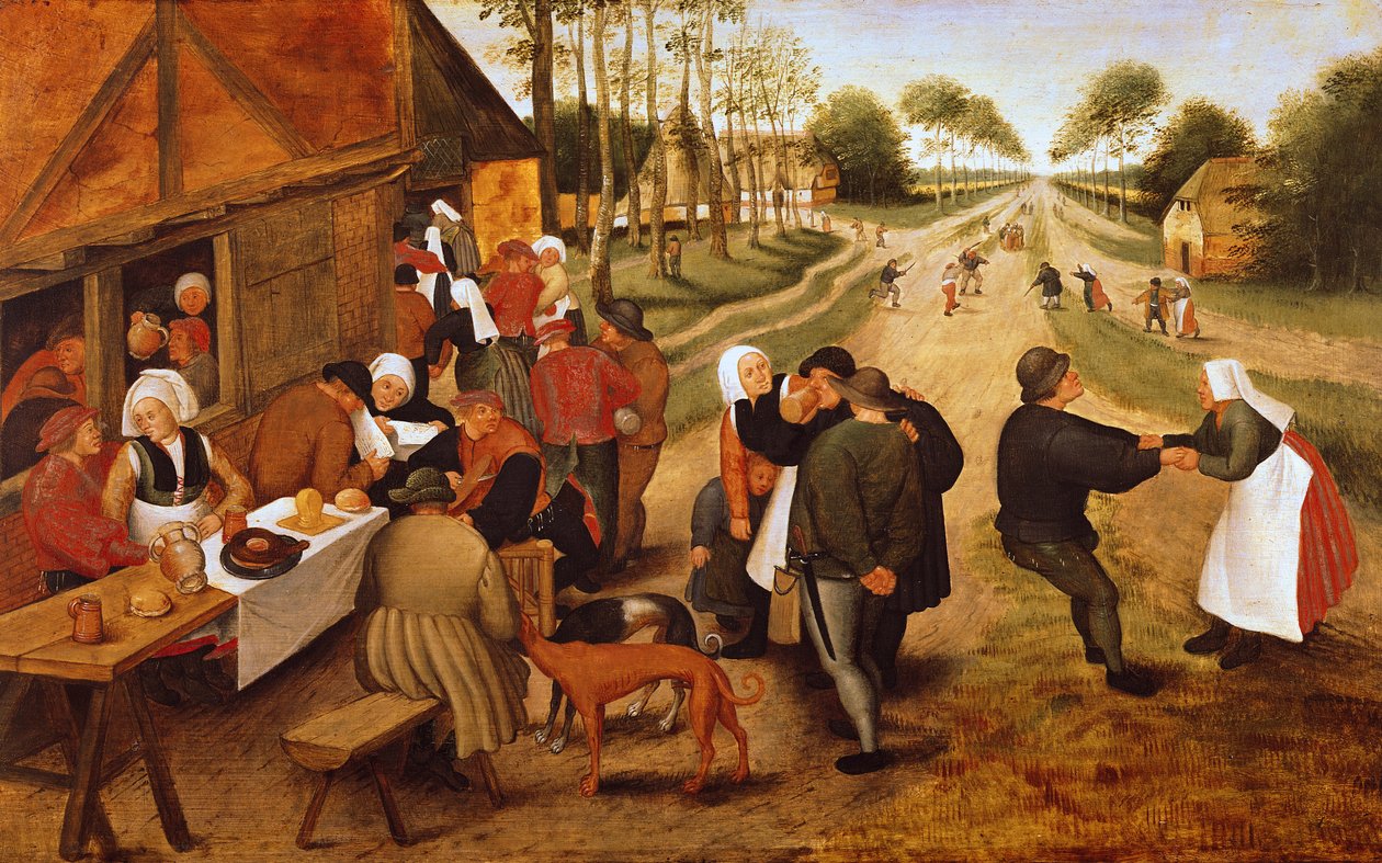 Flaamilainen Kermesse tekijältä Pieter Brueghel the Younger