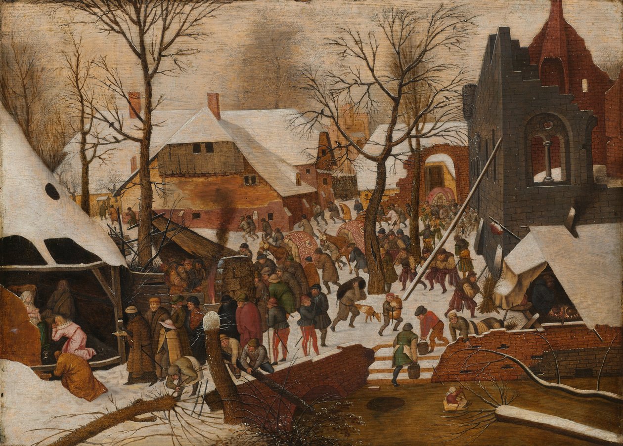 De aanbidding der koningen tekijältä Pieter Brueghel the Younger