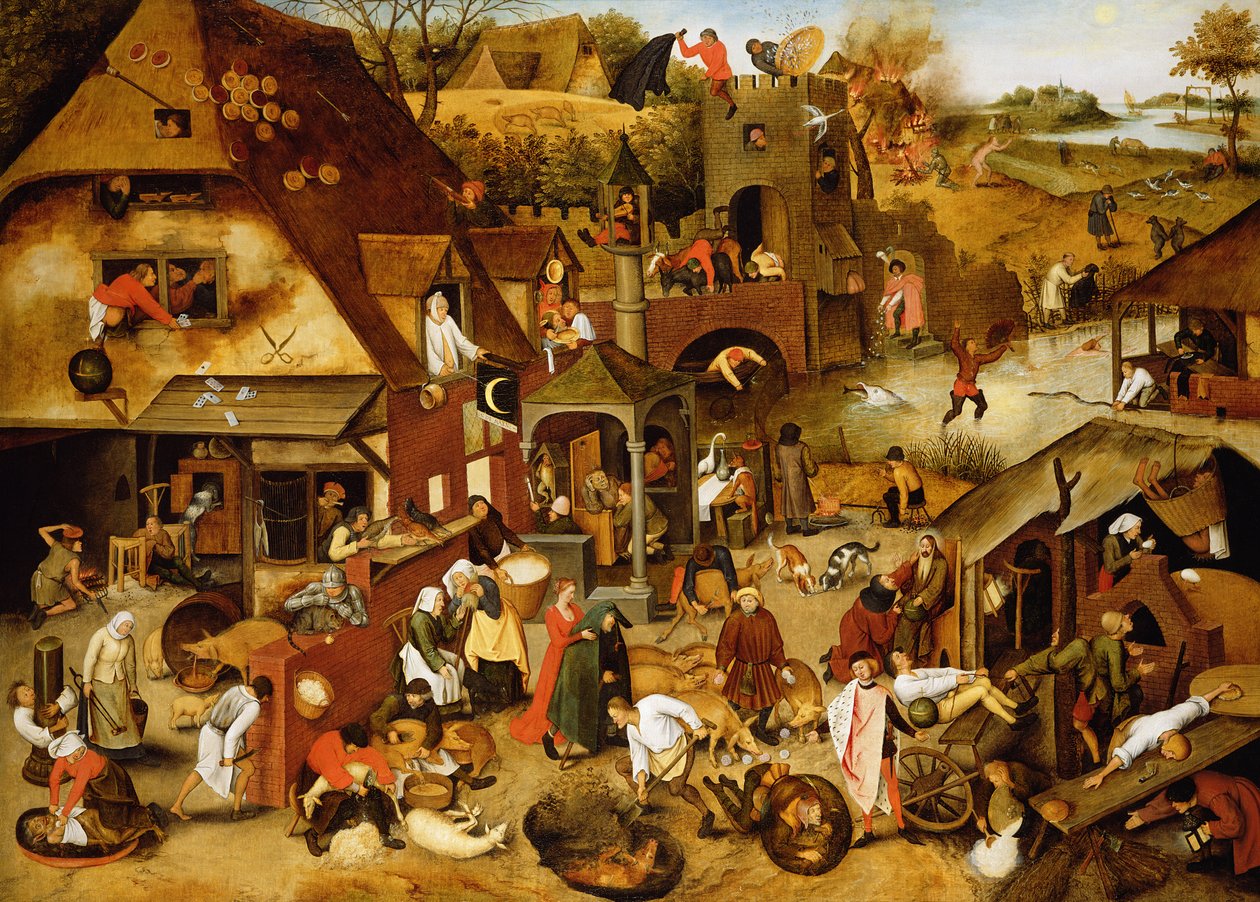 Flanderin sananlaskut tekijältä Pieter Brueghel the Younger
