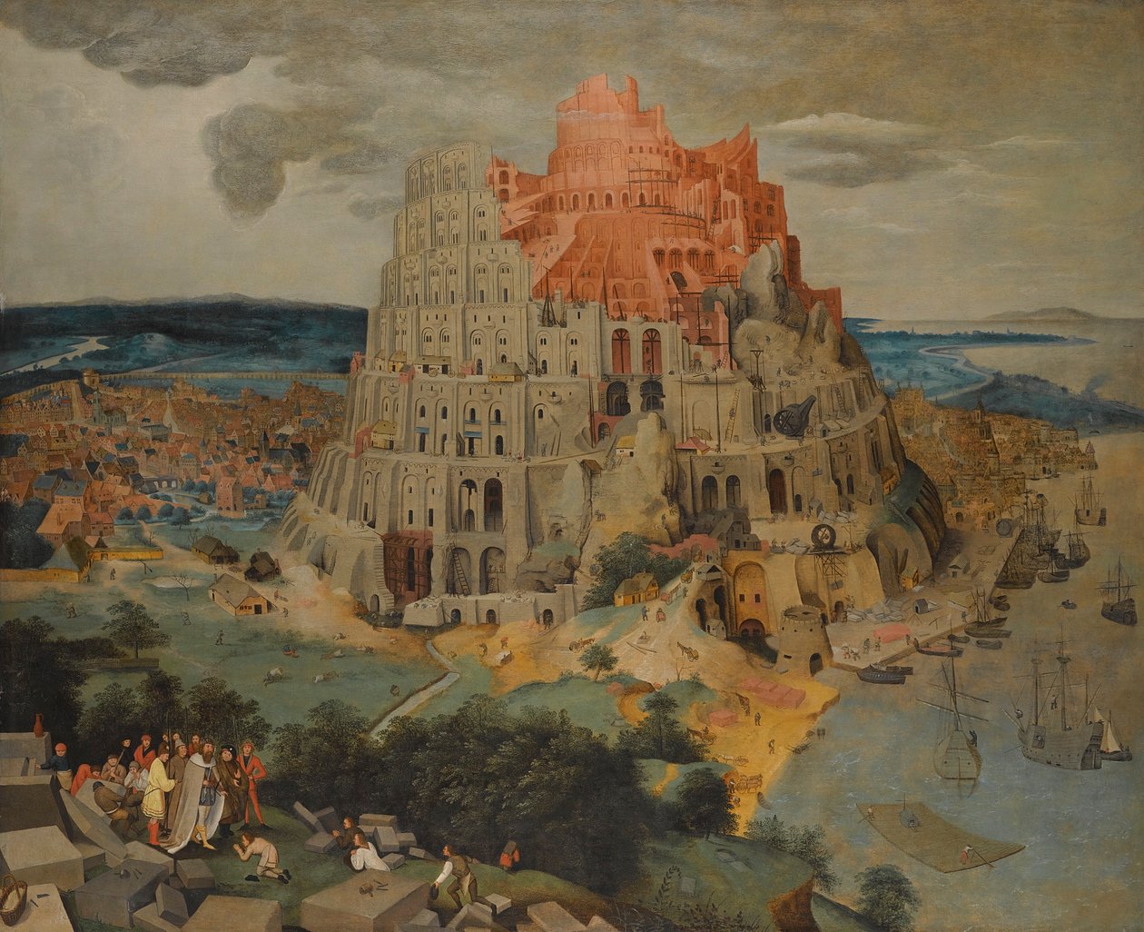 Baabelin torni tekijältä Pieter Brueghel the Younger