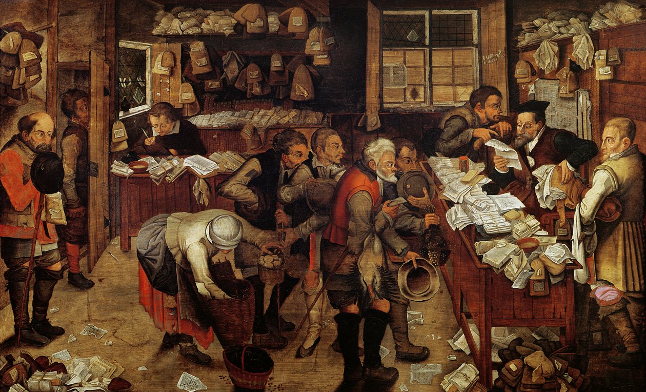 Kylän lakimies, 1621 tekijältä Pieter Brueghel the Younger