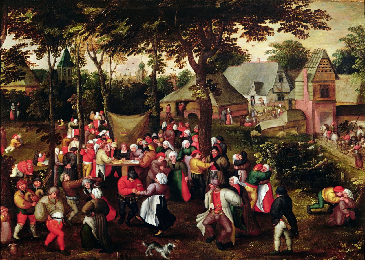Hääjuhla tekijältä Pieter Brueghel the Younger