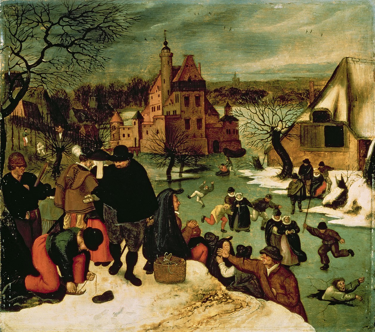 Talvi tekijältä Pieter Brueghel the Younger