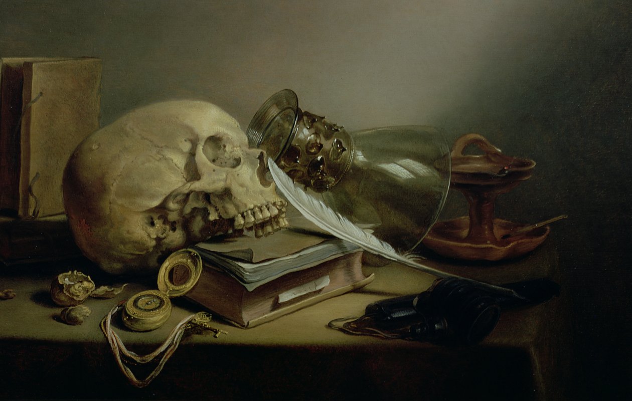 Vanitas-asetelma tekijältä Pieter Claesz