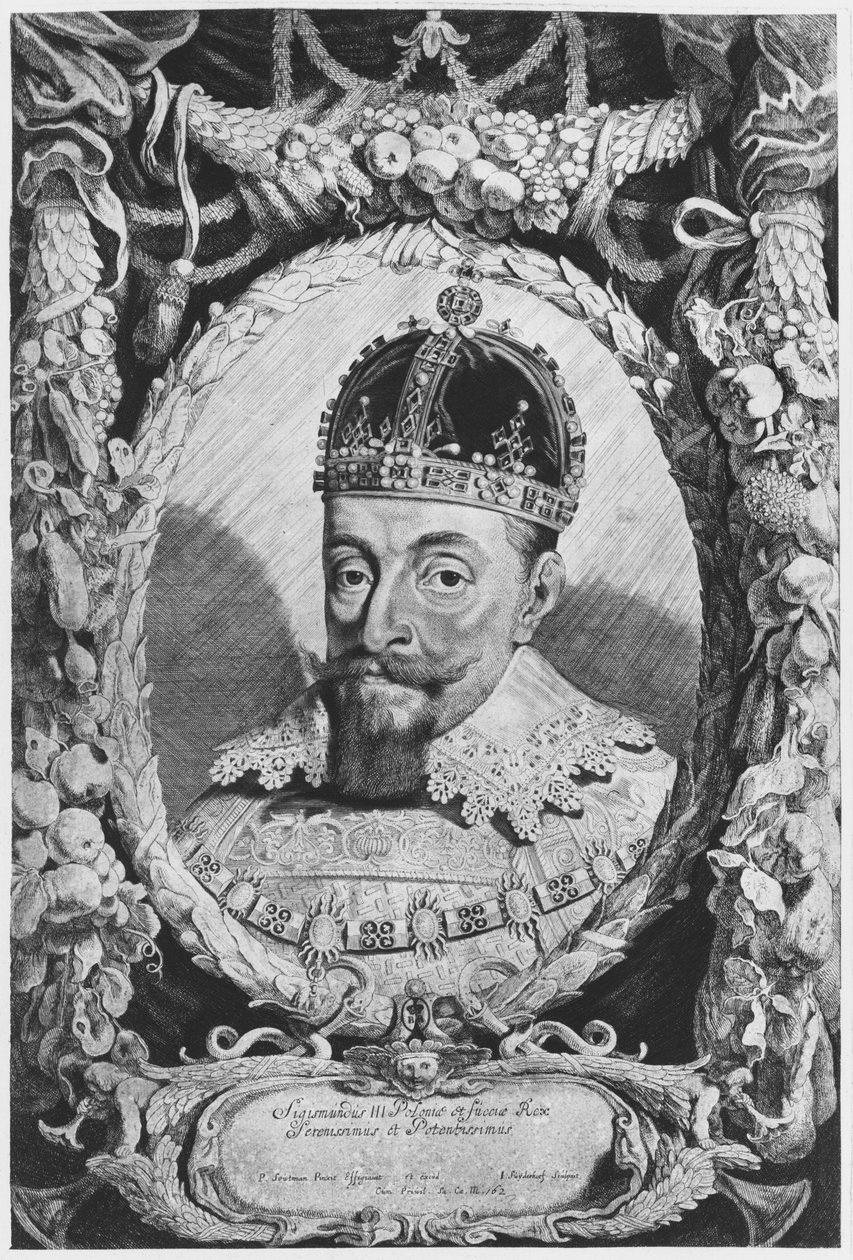 Sigismund III Vaasa, Puolan ja Ruotsin kuningas, Liettuan suurruhtinas tekijältä Pieter Claesz Soutman