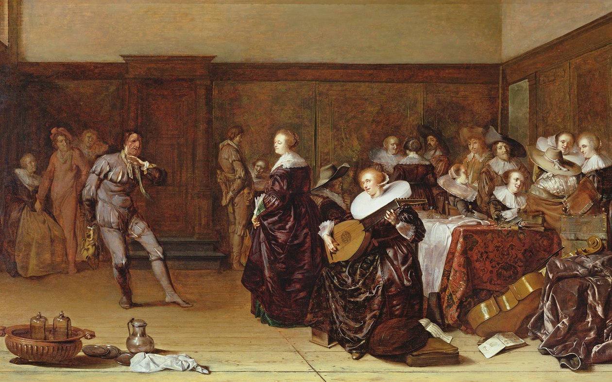Tanssijuhla, 1700-luku tekijältä Pieter Codde