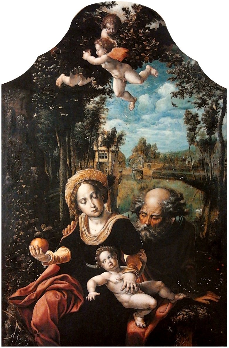 Pyhä perhe. tekijältä Pieter Coecke van Aelst