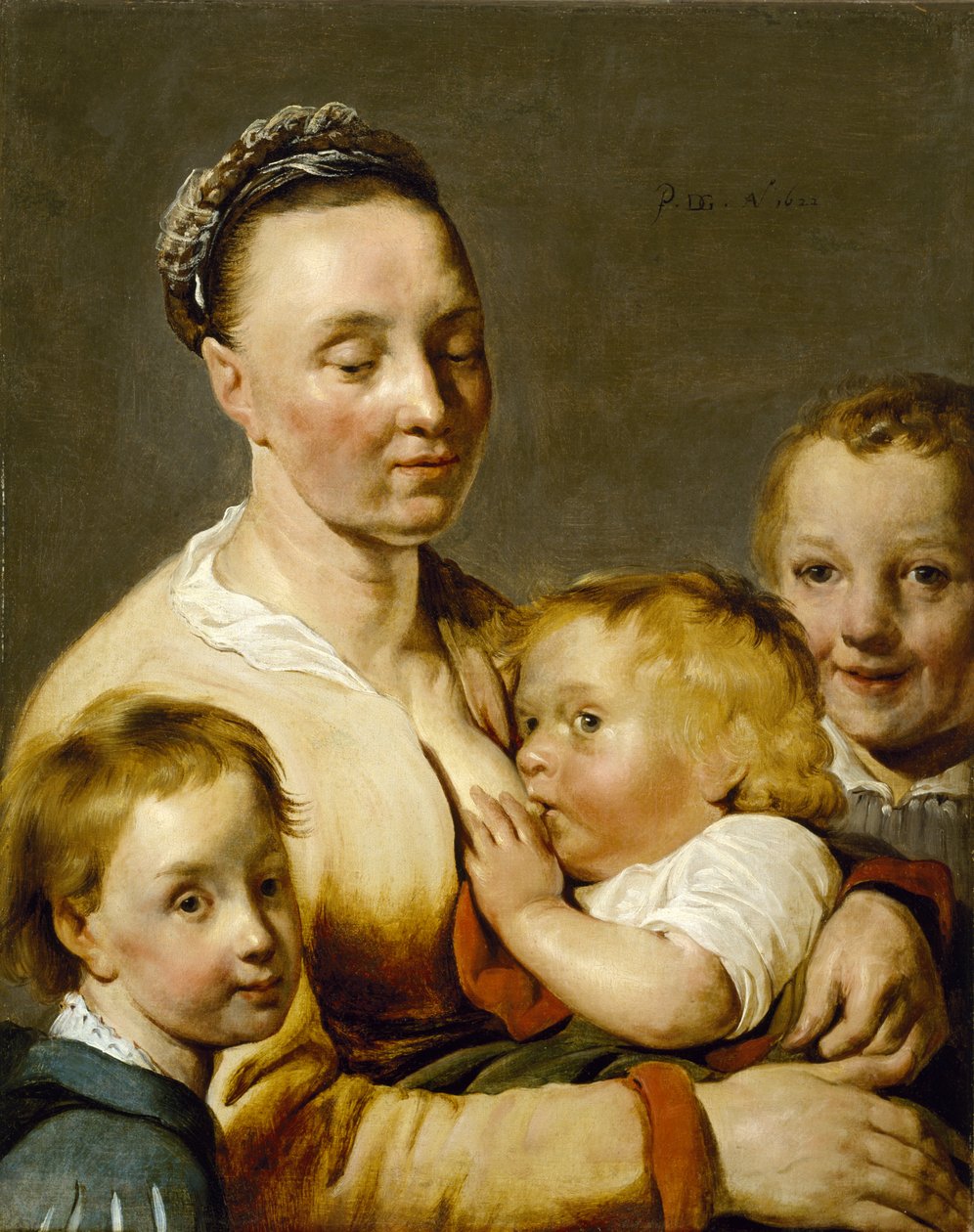 Hyväntekeväisyys, 1622 tekijältä Pieter Fransz de Grebber