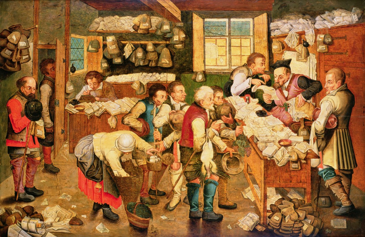 Kymmenysten kerääjä tekijältä Pieter III Brueghel